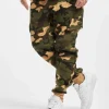 AARHON Herren Cargohose Camo In Camouflage 8