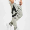 Alpha Industries Herren Jogginghose Side Logo In Grau 10