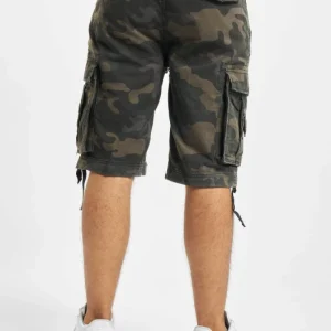Brandit Herren Shorts Vintage In Camouflage 6