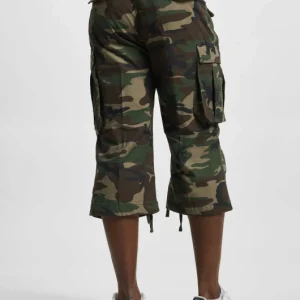 Brandit Herren Shorts Industry Vintage 3/4 In Camouflage 6