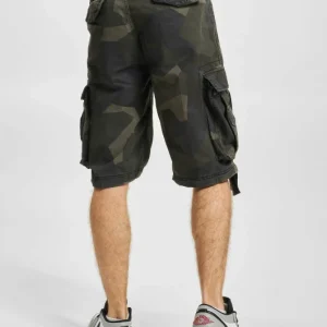 Brandit Herren Shorts Vintage In Camouflage 6