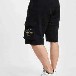 Calvin Klein Herren Shorts Two Tone Monogram In Schwarz 6