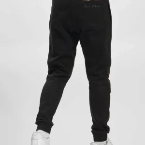 CARLO COLUCCI Herren Jogginghose Metallic In Schwarz 6