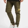 Denim Project Herren Cargohose Patch In Grün 8