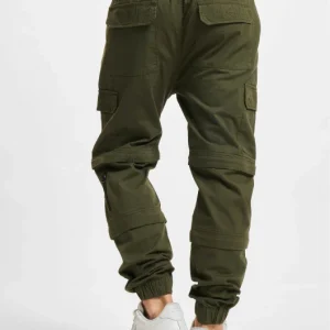Denim Project Herren Cargohose DP Zip-Off In Grün 6