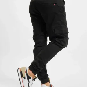 Denim Project Herren Cargohose Patch In Schwarz 6