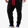 Just Rhyse Herren Jogginghose Big Pocket Tech In Schwarz 10