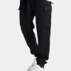 Sik Silk Herren Cargohose Exhibit Cuffed In Schwarz 10