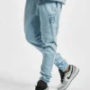 Herren Jogginghose Sik Silk Relaxed Fit Small Cuff Joggers In Blau 8