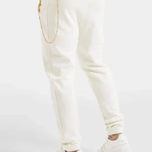 Sik Silk Herren Jogginghose Chain Panel Jogger In Weiß 6