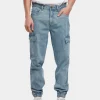 Southpole Herren Cargohose Denim In Blau 10