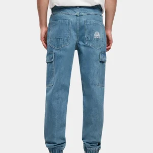 Southpole Herren Cargohose Denim In Blau 6