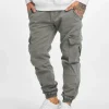 URBAN CLASSICS Herren Cargohose Washed Cargo Twill Jogging In Grau 10