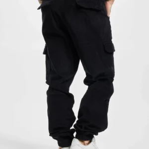 URBAN CLASSICS Herren Jogginghose Corduroy Cargo In Blau 6