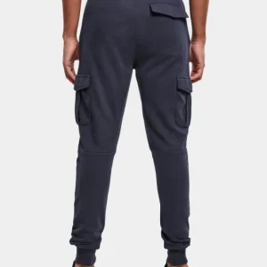 URBAN CLASSICS Herren Jogginghose Fitted Cargo In Blau 6