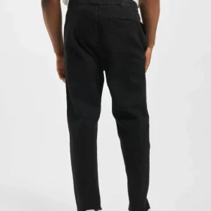 URBAN CLASSICS Herren Jogginghose Denim In Schwarz 6