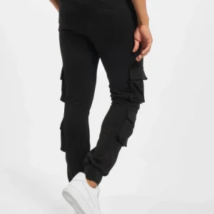 URBAN CLASSICS Herren Jogginghose Double Pocket Terry In Schwarz 6