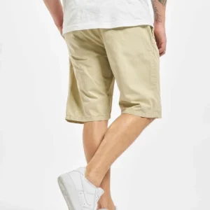 URBAN CLASSICS Herren Shorts Straight Leg Chino With Belt In Beige 6
