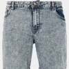 URBAN CLASSICS Herren Shorts 5 Pockets Slim Fit Denim In Blau 8