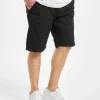 URBAN CLASSICS Herren Shorts Straight Leg Chino With Belt In Schwarz 10