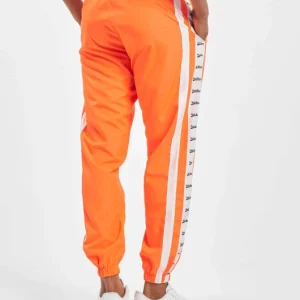 VSCT Clubwear Herren Jogginghose MC Nylon Striped In Orange 6
